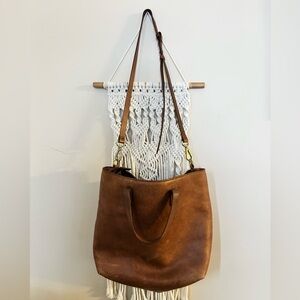 Elegant Brown Madewell Tote Bag